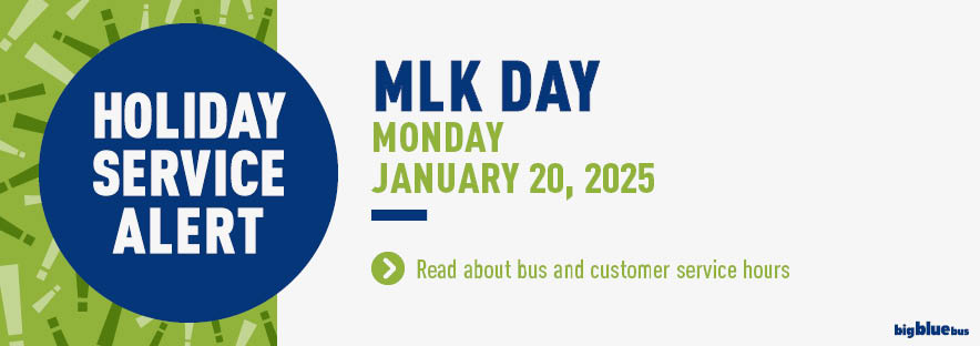 Holiday Service on MLK Day 1/20